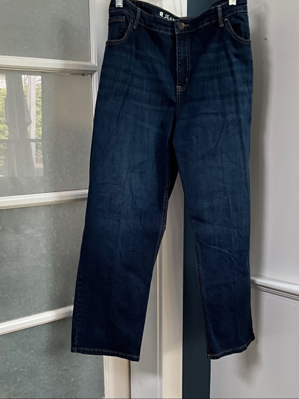 Reitmans Women’s High-Rise Dark Blue Straight Leg Jeans